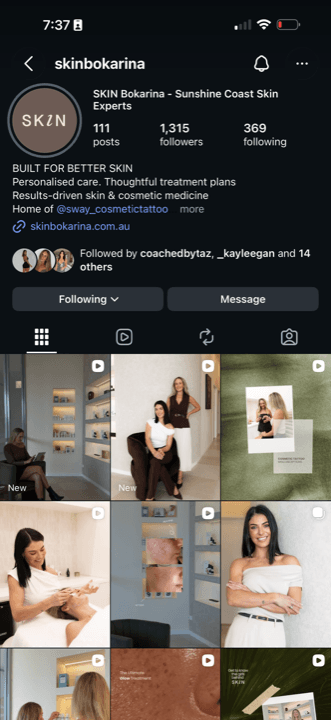 SKIN Bokarina Instagram